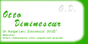 otto diminescur business card